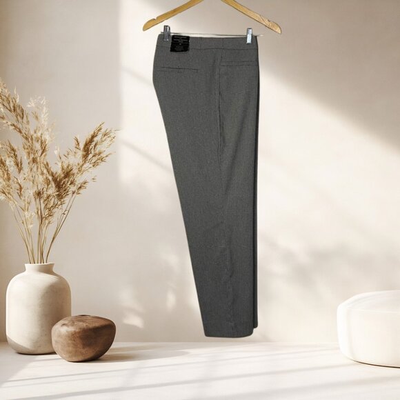 Banana Republic Sloan Pants Black White Check NWT Size 18 Career Stretch - Picture 2 of 15